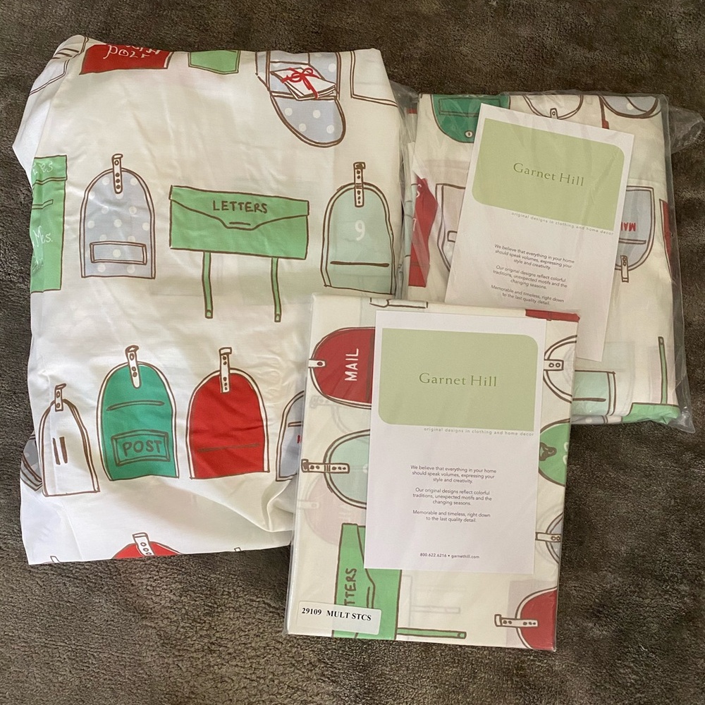 Garnet Hill bed sheets twin size